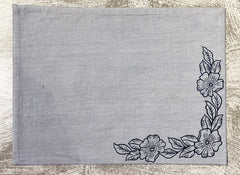 Embroidered Cotton Linen Table Linen Set Pack of 8 pieces