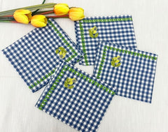 Embroidered Napkin size 18x18'' Set of 04pieces