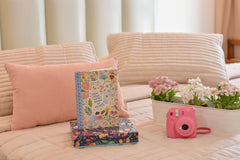 Linear Luxe Linen Blend Quilt Set 90x90