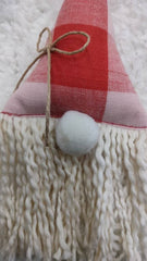 Rustic Plaid Gnome Tassel Hanging Ornament