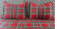 Yarn Dyed Woven Plaid Quilt Set 90x90