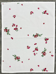 Printed Cotton Waffle Bath Towel Set Pack of 4 Pieces