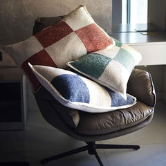 Elegant Chenille/Cotton Checkerboard Bed sheet 98x100'' with Pillow case-17x27''