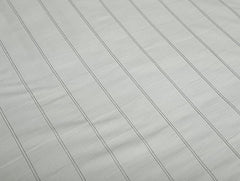 EcruE 100% Pure Cotton Pleated Bed Sheet - Soft, Breathable & Hypoallergenic - Elegant Woven Texture, Durable & Comfortable for Sensitive Skin - Machine Washable