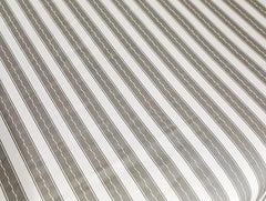 Ecrue 100% Premium Cotton Bedsheet – 180TC Classic Striped Design | Ultra-Soft & Breathable Fabric | Pack of 1 Flat Bed Sheet with 2 Pillow Covers