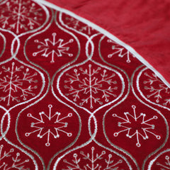 Snowflake Zari Embroidered T Skirt