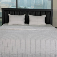 Searsucker chawal taka Quilt Set 68x86