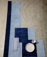 Luxurious Dining with the Cotton Velvet Table Set