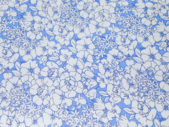 Ecrue Premium Brushed Cotton Floral Printed Bed Sheet 92x96'' with Pillow Case 17x27''