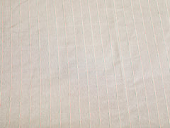 Base Fabric-Yarn Dyed Woven Rib Stripe Cotton/Poly Bed Sheet Size-108 x 110 Inches Pillow Case-17 x 27 Inches
