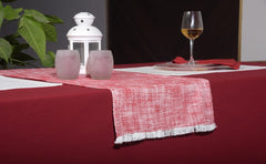 Woven Dobby Striped Table Set Pack of 8 pieces