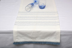 Woven Dobby Striped Table Set Pack of 8 pieces
