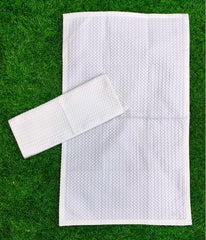 Classic White Waffle Weave Kitchen Towel Set of 2 Pieces