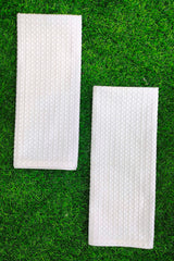 Classic White Waffle Weave Kitchen Towel Set of 2 Pieces