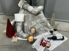 Whimsical Gingerbread & Santa Christmas Decor Combo Pack 10-Piece Set