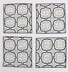 Printed Napkin size 10x10'' Set of 04pieces