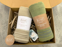 Double-Sided Cotton Gauze Bath Towel (32" x 62", 1 Piece)