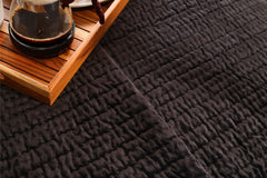 Luxury Handcrafted Channel Quilted Quilt Set