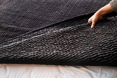 Luxury Handcrafted Channel Quilted Quilt Set