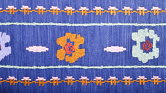 Cotton Woven Rib Embroidered Table Set Cotton Woven Rib
