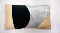 Angular Color Block Lumbar Pillow 14x24''