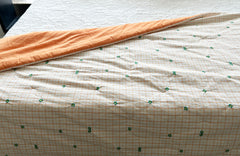 Embroidered Single Quilt witout Sham Size-60x90''