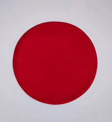 Round Cardinal & Poinsettia Placemat