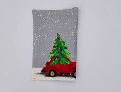 Retro Christmas Tree Car Placemat