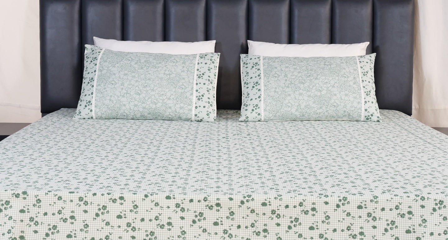 Sage Whisper Woven Fusion Bed Set