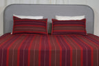 Premium Woven Dobby Striped Bed Sheet Set