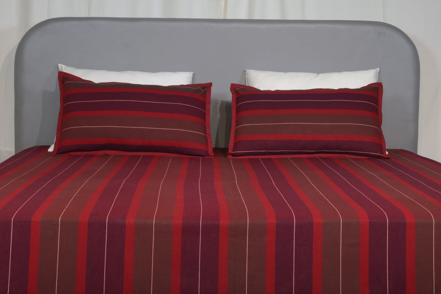 Premium Woven Dobby Striped Bed Sheet Set