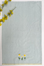 Embroidered Sunflower Kitchen Towel Set Pack of 2pieces