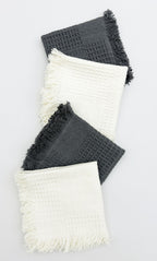 Premium Woven Cotton Waffle Napkin Set Pack Of 4 Pieces