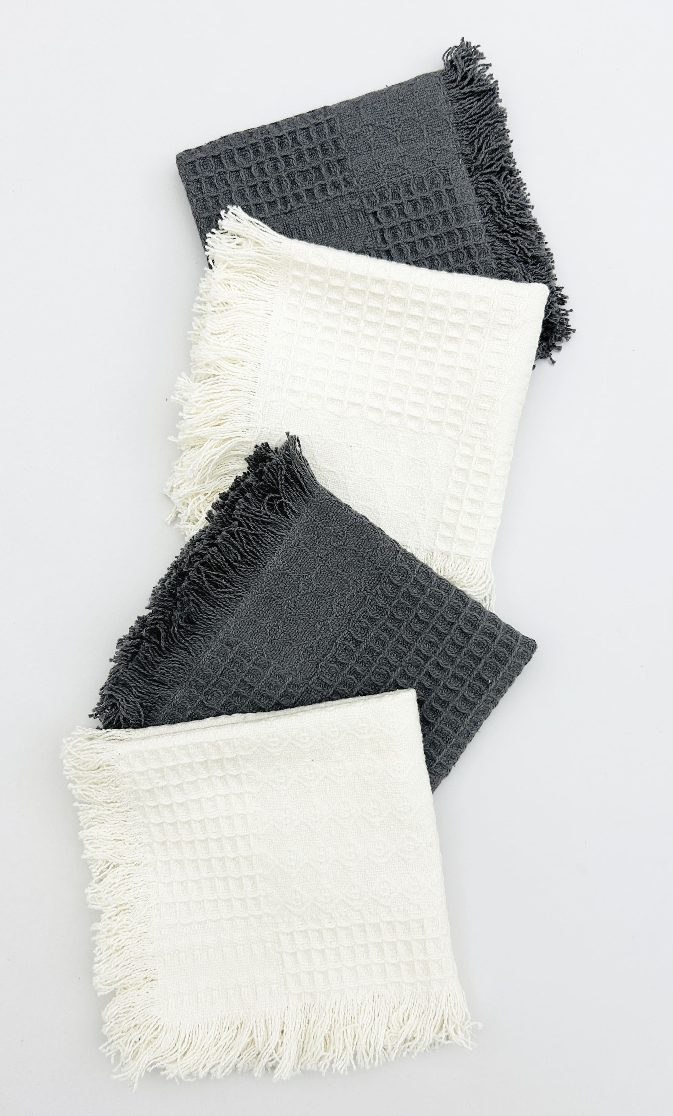 Premium Woven Cotton Waffle Napkin Set Pack Of 4 Pieces