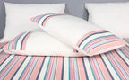 Prism Woven Stripe Cotton Flat Bed Sheet Set