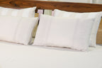 Ecrue Linen-Blend Embroidered Bed Sheet Set