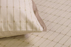 EcruE Luxury Cotton Ribbed Bed Cover
