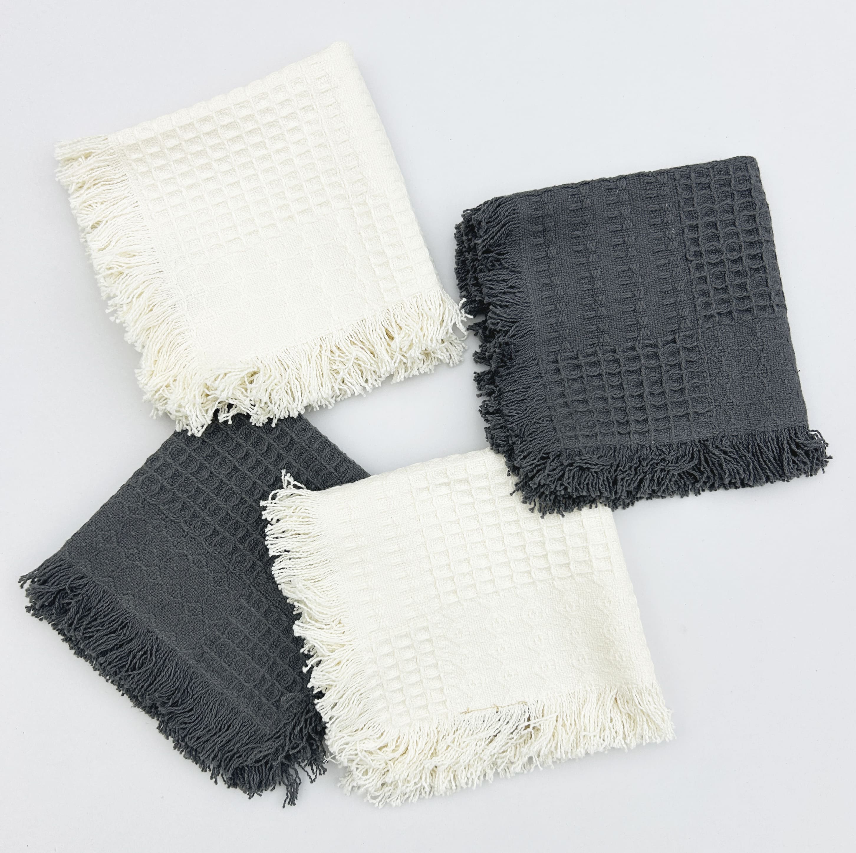 Premium Woven Cotton Waffle Napkin Set Pack Of 4 Pieces