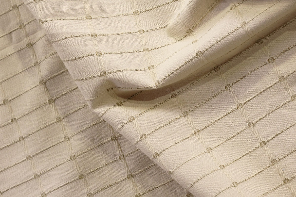 EcruE Luxury Cotton Ribbed Bed Cover