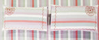 Premium Woven Cotton Stripe Flat Bed Sheet Set