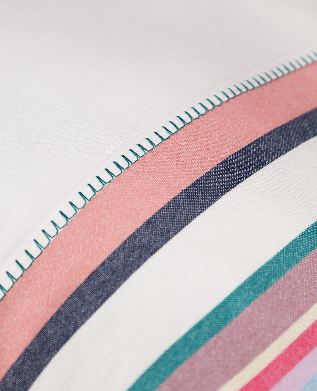 Prism Woven Stripe Cotton Flat Bed Sheet Set