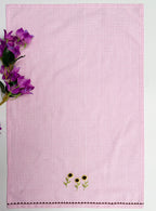 Embroidered Sunflower Kitchen Towel Set Pack of 2pieces