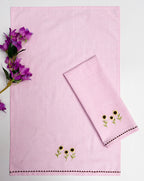 Embroidered Sunflower Kitchen Towel Set Pack of 2pieces