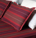 Premium Woven Dobby Striped Bed Sheet Set