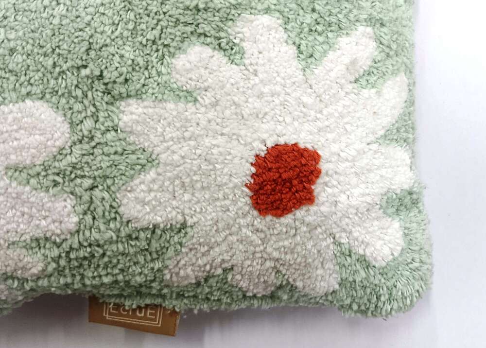 Floral Decorative Pillow 10x10''