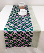 Magnolia Velvet Fusion Printed Table Runner