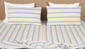 Atelier Yarn-Dyed Striped Cotton Flat Bed Sheet Set