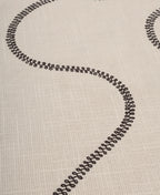 Serpentine Wave Embroidered Table Linen Set Pack of 8 pieces