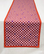 Geometric Mosaic Twill Printed Table Runner