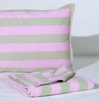 Premium Yarn-Dyed Woven Striped Bed Sheet Set